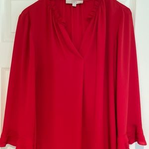 Ruffle sleeve blouse from Loft